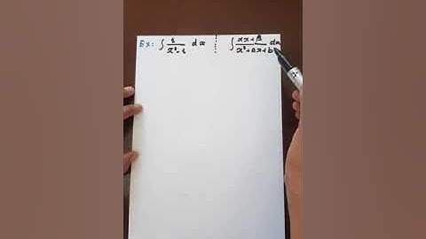 Intégrales et calcul des primitives ( partie 4) : Intégration des fonctions rationnelles