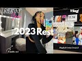 VLOG: | NEW YEAR REST 2023 | vision board + hygiene shopping + goal setting &amp; cleaning