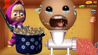 картинка: Маша против Бадди против ужасной мясорубки | Kick The Buddy