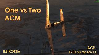 F51 One Vs Two in IL2 Korea