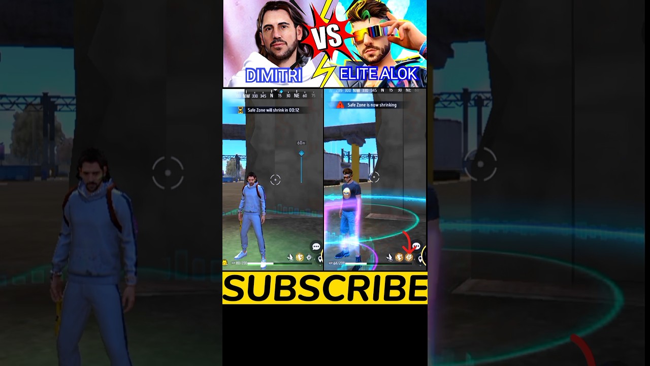 Dimitri Ability Test//dimitri Vs elite alok + leon 