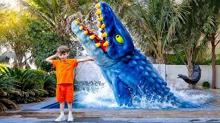 Dinosaur Adventure: A Stretchy Toy Comes to Life!