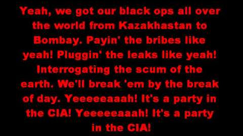 "Weird Al" Yankovic - Party In the CIA Lyrics