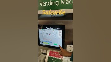 Ticket vending machine, Dhaka metro rail.