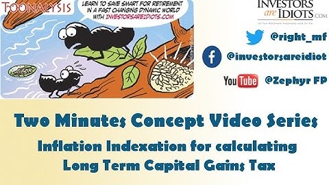 Inflation Indexation for Calculating Long Term Capital Gains Tax