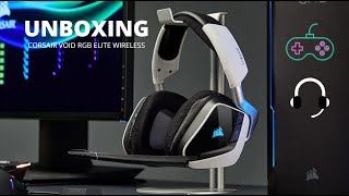 CORSAIR VOID RGB ELITE WIRELESS  | UNBOXING