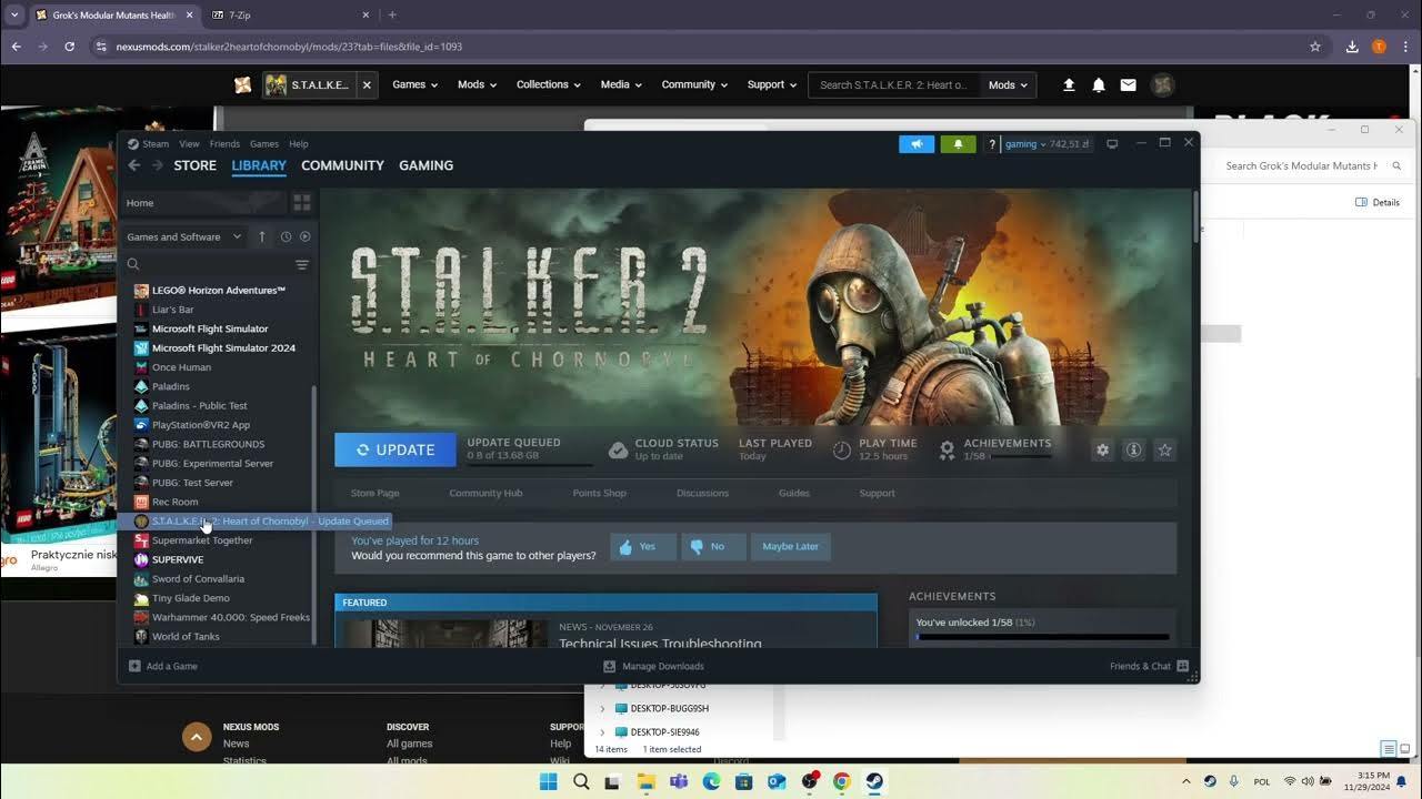 How to Install Grok's Modular Mutants Health in STALKER 2: Heart of