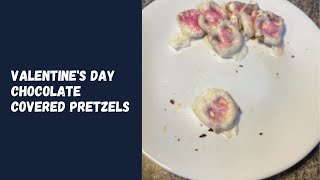 Valentine’s Day Chocolate Covered Pretzels