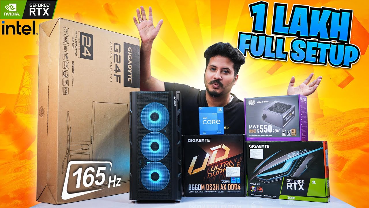 Full 1080P Ultra Gaming Setup under 1 Lakh Rupees in India 2022 😍 YouTube