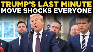 TRUMP LIVE: Trump’s Last-Minute Move Shocks The Entire Nation | US News LIVE | IRAN NEWS