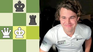 Magnus Carlsen's Amazing Escape with Rook vs Queen!