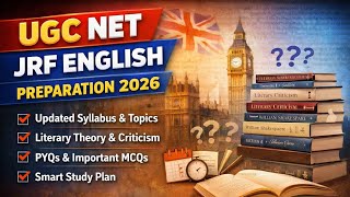 UGC NET English Preparation 2026 | Complete Strategy for NET &amp; JRF Aspirants.
