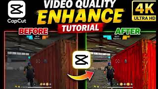 🎥 CapCut Video Quality Enhance Tutorial | Low Quality to High Quality (4K) 🥳✅☠️