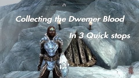 Harvesting the 5 Dwemer Blood Samples in 3 Quick Stops - Discerning the Transmundane, Skyrim