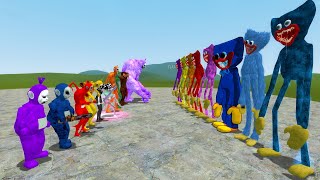 SLENDYTUBBIES VS HUGGY WUGGYS!! Garry's Mod Sandbox [Poppy Playtime]