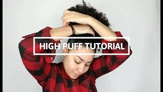 HIGH PUFF TUTORIAL- Blueberry Bliss Jelly CURLS