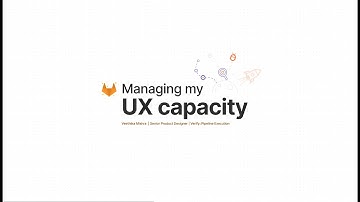 UX Showcase - Managing my UX capacity