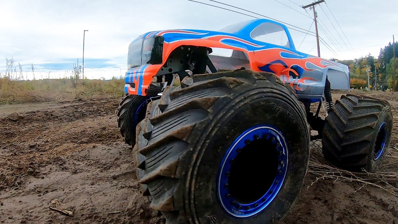 Tekin Powered Losi LMT/Treal Monster Truck Speed Runs Making Gains
