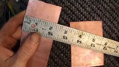 How to Make Copper Sheet From Copper Tubing