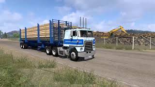 ATS with Ziggy Dans International Transtar 4070A. Kalispell, MT - Coeur dAlene, ID.