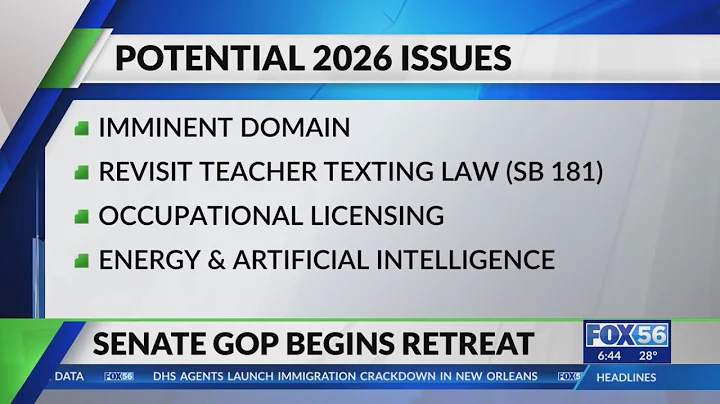 Kentucky GOP senators begin retreat, planning early priorities for 2026