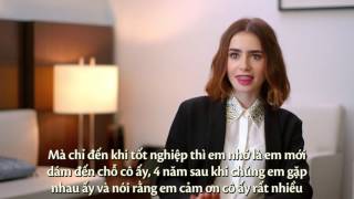 [Vietsub] Bystander Revolution - Lily Collins - Being The New Kid