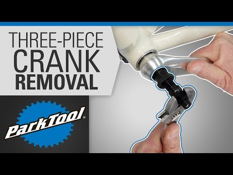 Crank Removal and Installation - Three Piece Crankset (Square Spindle, ISIS, Octalink)