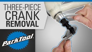 Crank Removal and Installation  Three Piece Crankset (Square Spindle, ISIS, Octalink)