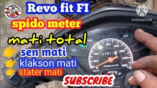 Lampu Spido Revo fit fi mati total,electric stater mati