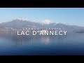 ANNECY - LE LAC, SES PLAGES ET MONTAGNES - BALADE EN DRONE 4K