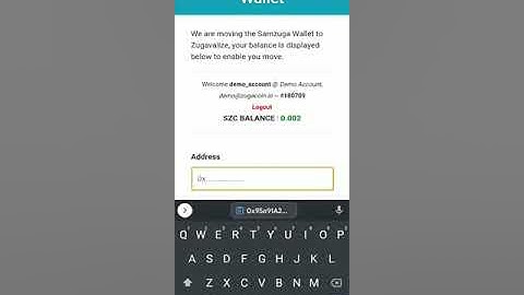 How to Move SZC From Old Wallet to Zugavalize