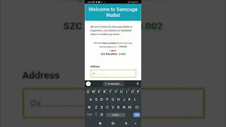 How to Move SZC From Old Wallet to Zugavalize screenshot 5