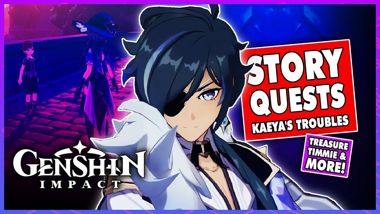 Story Quests - Kaeya's Troubles | GENSHIN IMPACT - Part 8 - YouTube