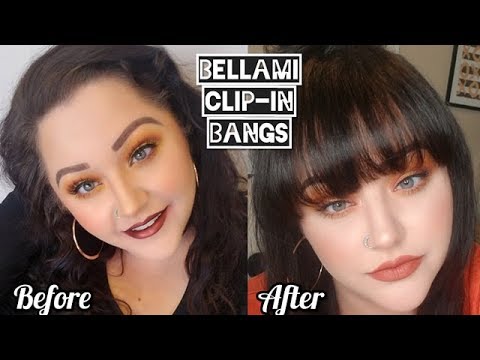 Clip In Bangs-boxing/tutorial
