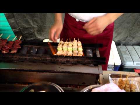 My all-time favorite Japanese food --- negima yakitori (ねぎま焼鳥) -- Tokyo, Japan