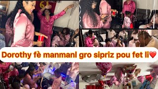 Gro sipriz pou fèt manmanm 😘😘😘anpil bel bagay anpil emosyon siw renmn manmanw video saa c pou ou😘💃