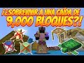 Ciencia en Minecraft, ¿Sobrevivir a 9000 bloques de caída en Survival?