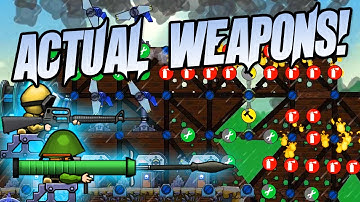 Actual Weapons Guns In Forts - Forts Multiplayer Gameplay