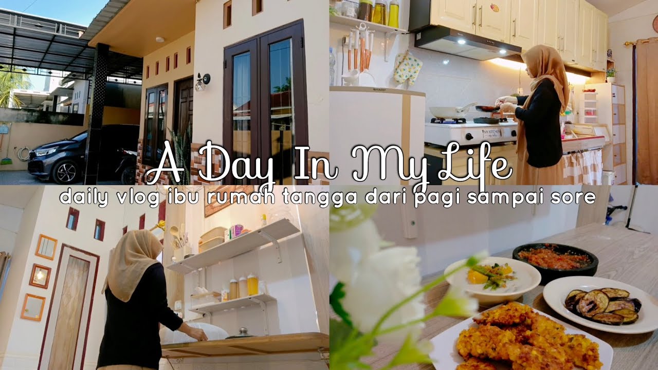 Daily Vlog Ibu Rumah Tangga | A Day In My Life | Bersih Bersih Rumah | Dapur Minimalis | IRT Vlog
