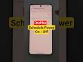 oneplus schedule power on / off #android #oneplus