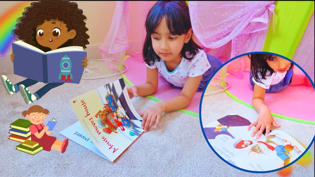 5 year girl reading a book in American Accent !! Kids read ALOUD