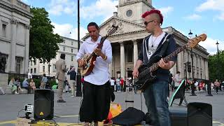 Morrisons Jig The Vanabond Street Performance Trafalgar Square London