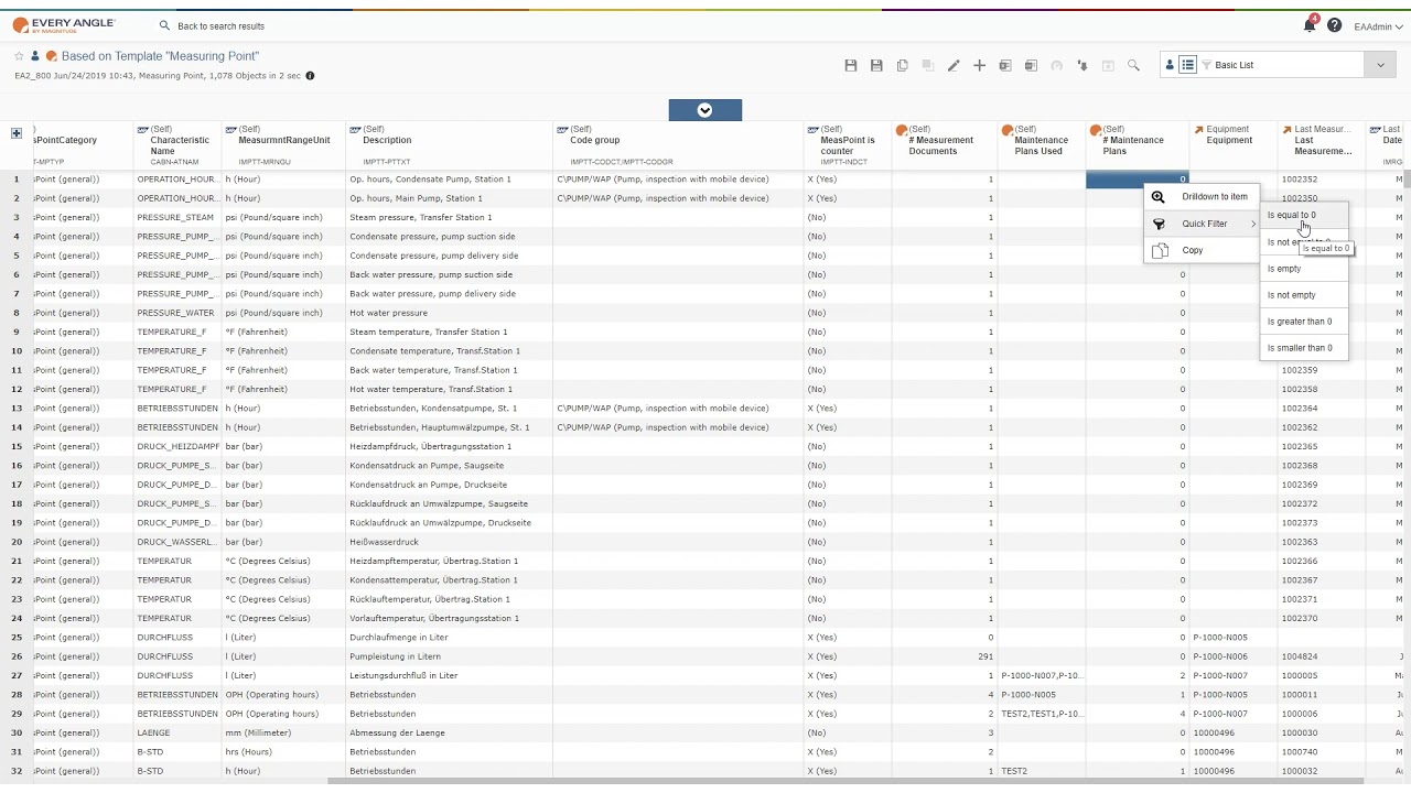 Measuring points in the SAP System - YouTube