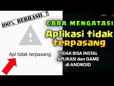 Cara mengatasi Apl tidak terpasang