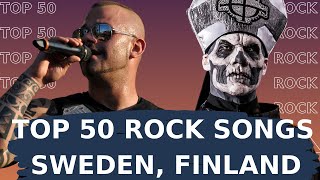 Top 50 Swedish, Finish Rock Songs. Best Swedish Rock. Best Finnish Rock