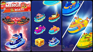 Merge Boats – Click to Build Boat Business (Gameplay Android)