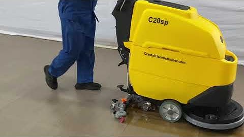 C20SP Features, 2024 Model,  Self-Propelled Floor Scrubber, 20 in. Cleaning Path