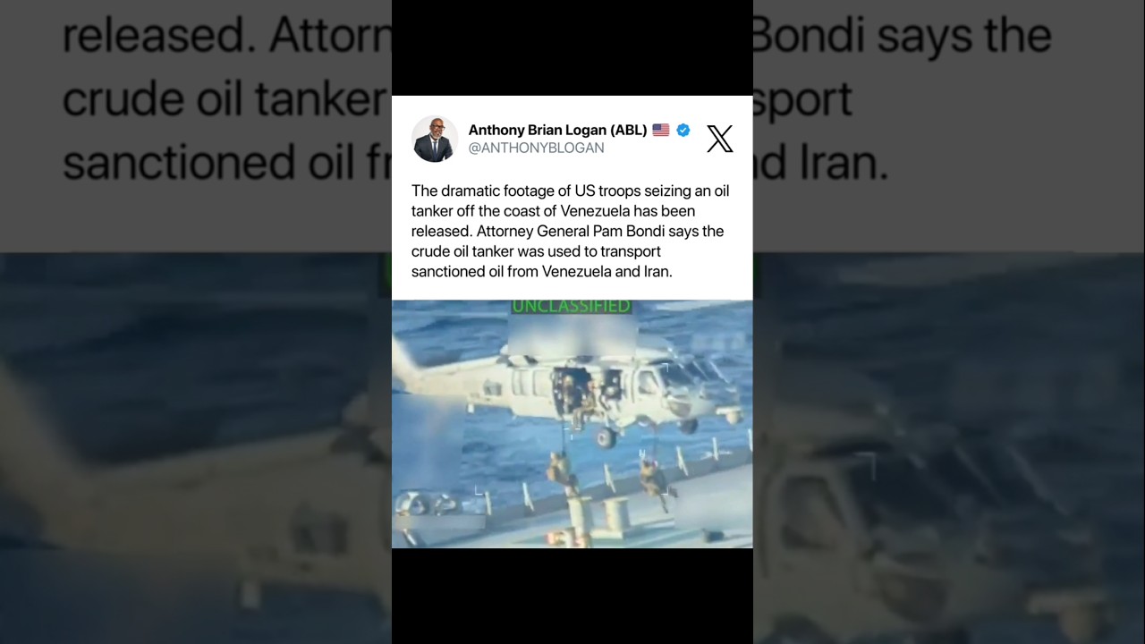 US Troops SEIZE Venezuelan Oil Tanker Headed To Iran!