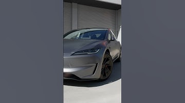 Tesla Wrapped in Dark Quicksilver! 🥷