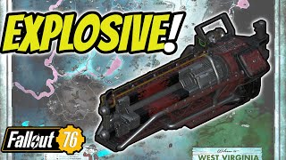 Is The Explosive Gatling Laser Worth It In Fallout 76?
